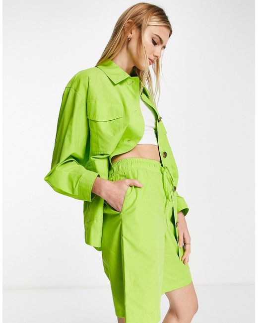 TopShop shorts in neon