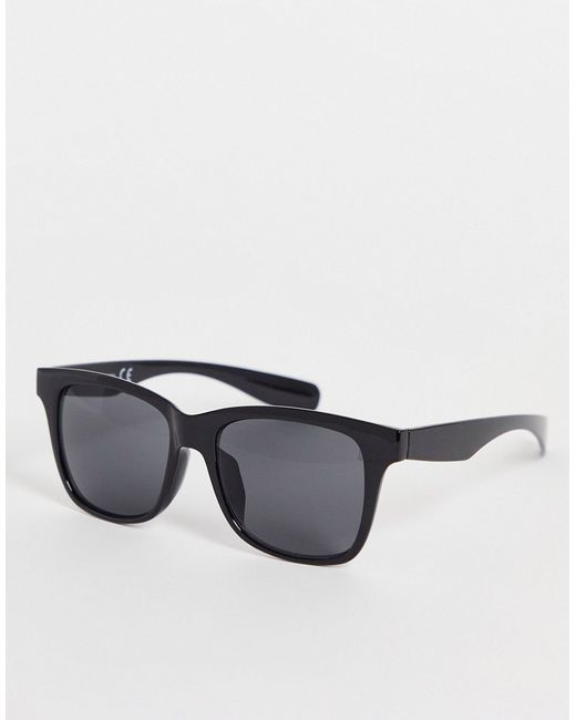 Topman chunky square sunglasses in