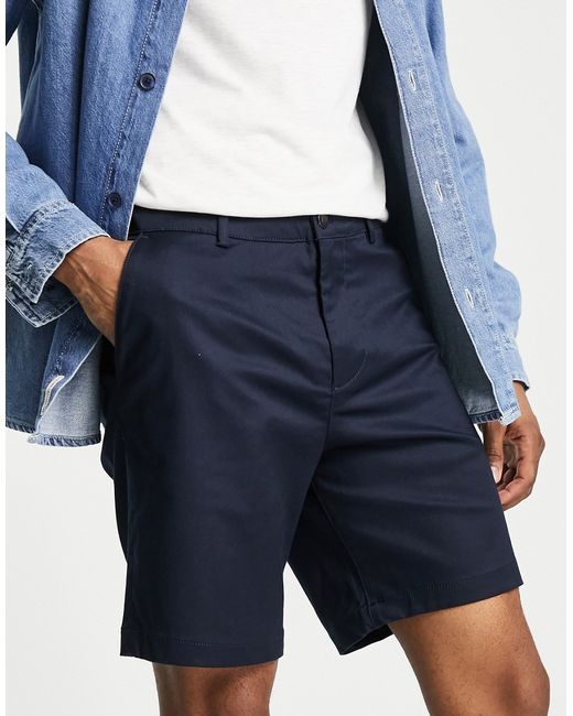 Selected Homme loose fit chino shorts in