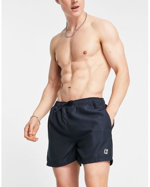 Selected Homme logo swim shorts in
