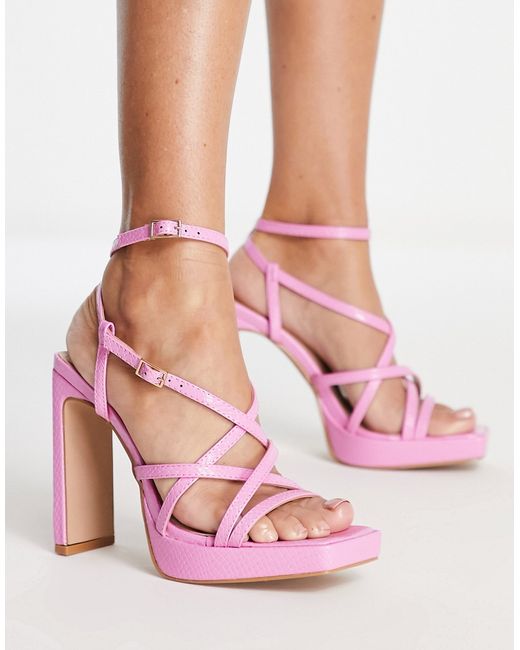 SIMMI Shoes Simmi London strappy heeled sandal in