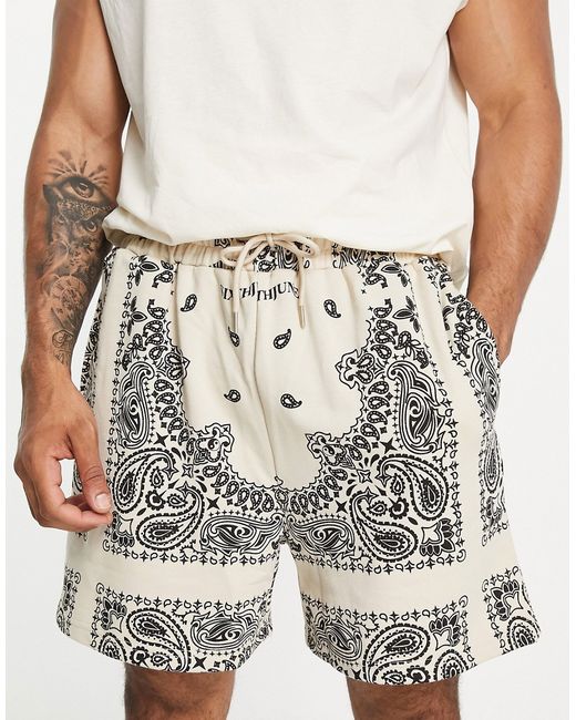 Sixth June woven shorts in with all over bandana print part of a set-