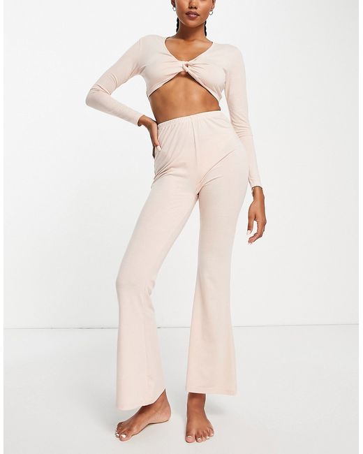 South Beach recycled polyester flared pants in