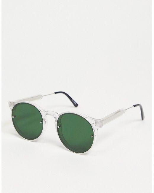 Spitfire Post Punk round sunglasses in with lens