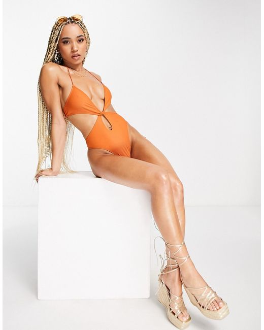 Motel Rikoter cut out swimsuit in
