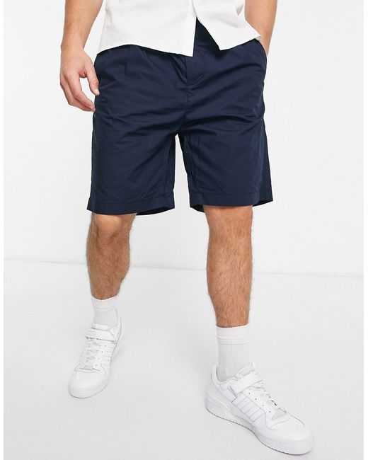 Selected Homme loose fit chino shorts in