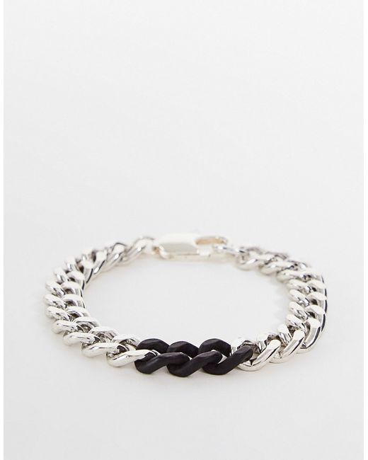 Icon Brand enamel curb chain bracelet in