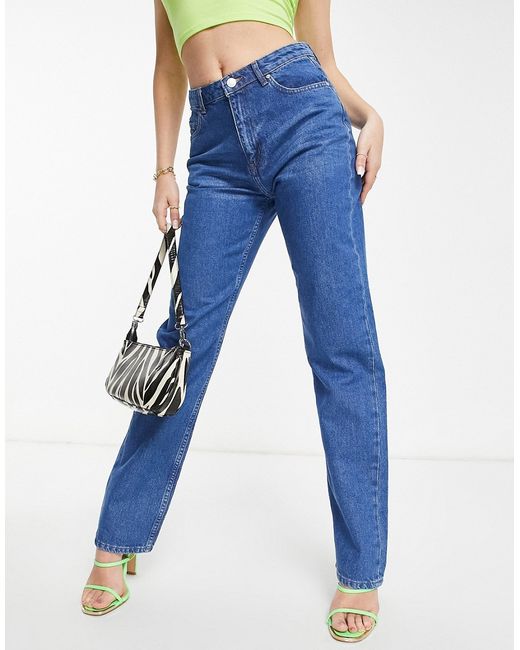 Envii highwaist straight leg denim jeans part of a set-