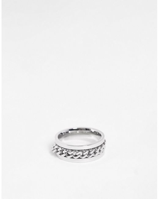 French Connection chain band ring