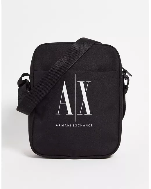 Armani Exchange logo crossbody bag in
