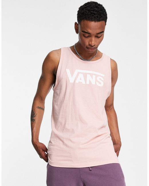 Vans tank top with flying v chest logo in
