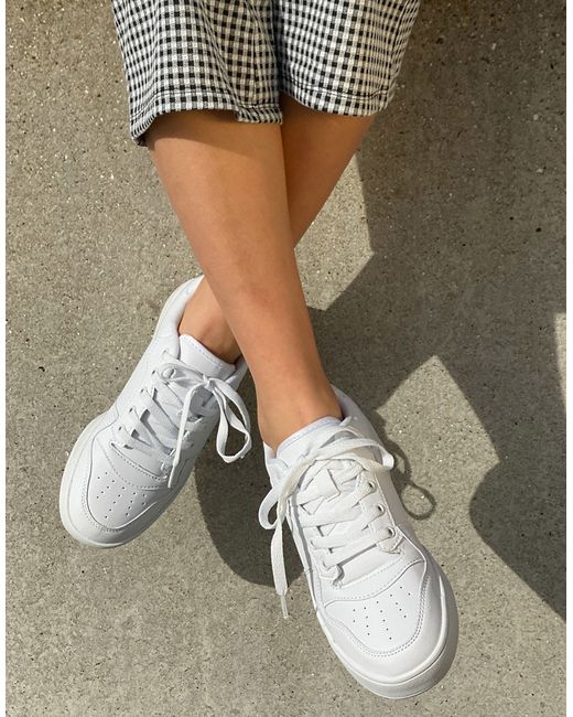 Truffle Collection chunky flatform sneakers in