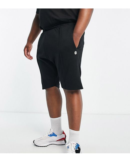 Le Breve Plus pin tuck jersey shorts in