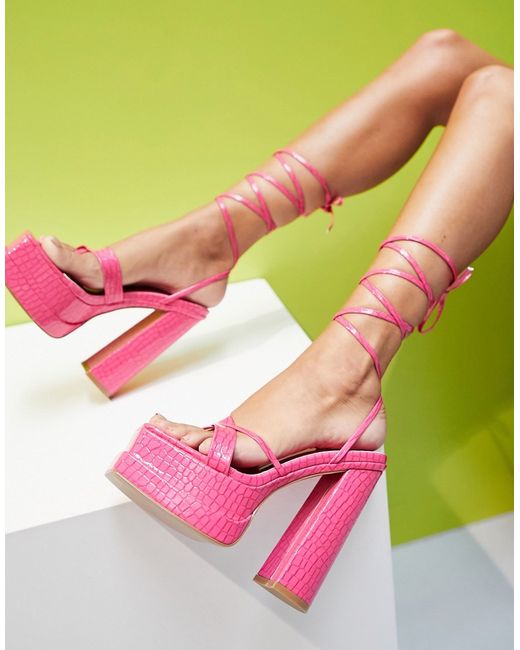 SIMMI Shoes Simmi London Alanna platform heeled sandals in