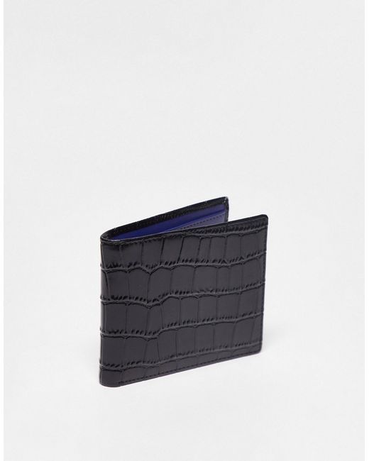 Gianni Feraud croc print wallet in