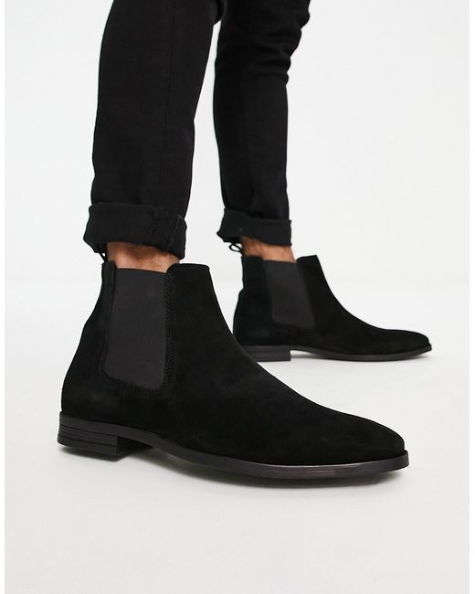 Asos Design chelsea boots in suede with sole