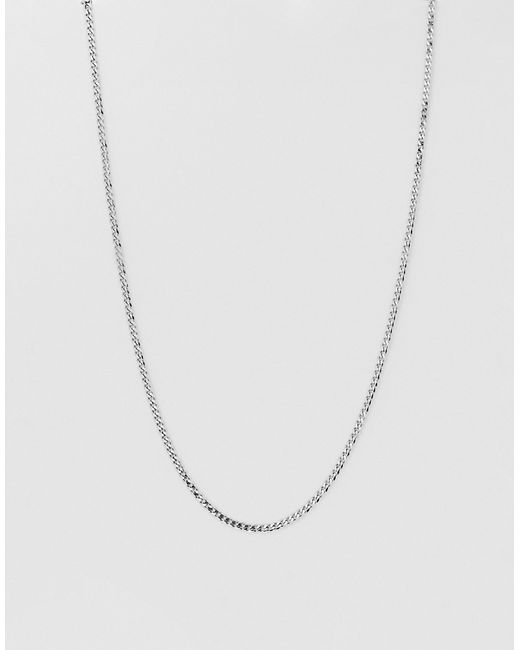 French Connection 3mm curb chain necklace in