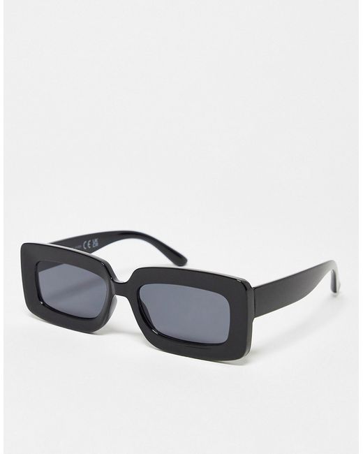 Svnx chunky rectangle sunglasses in