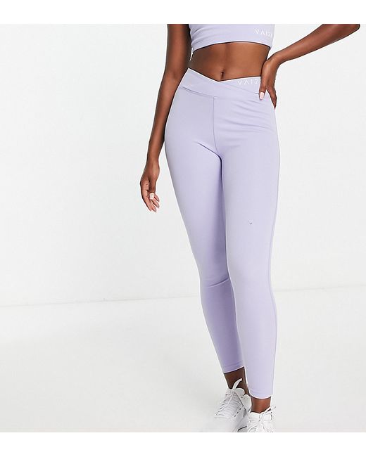 Vai21 V shape waist leggings in lilac part of a set-