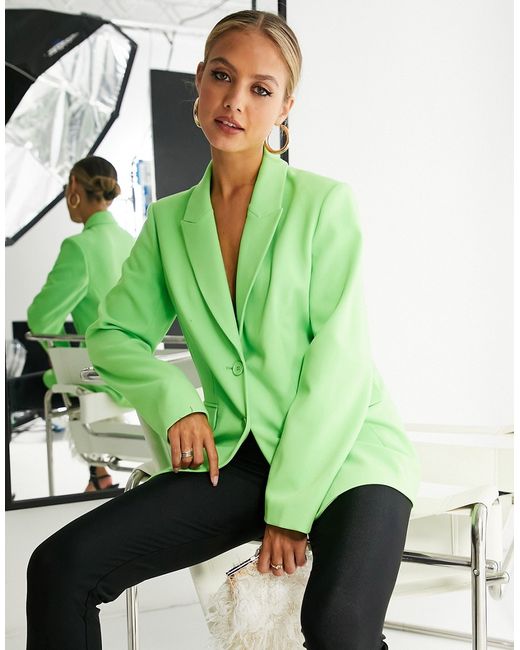 French Connection blazer in lime part of a set