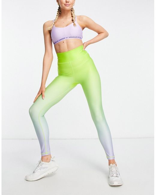 Daisy Street Active ruched leggings in ombre print-