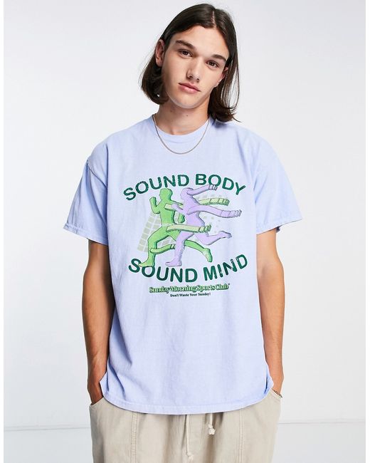 Vintage Supply sound body mind t-shirt in