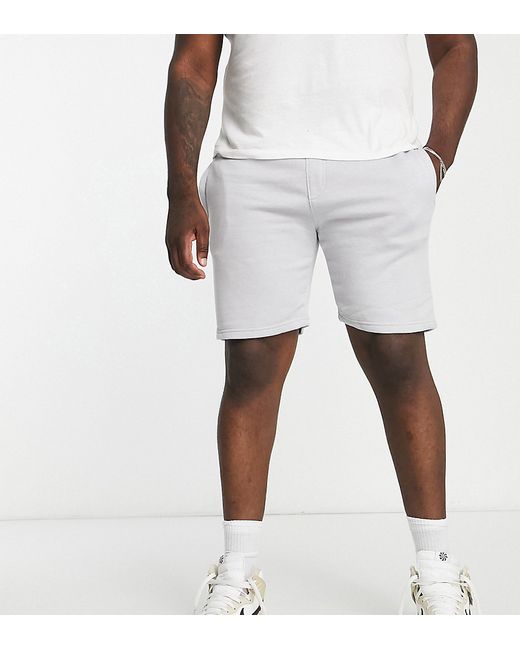 Soul Star Plus jersey shorts in light