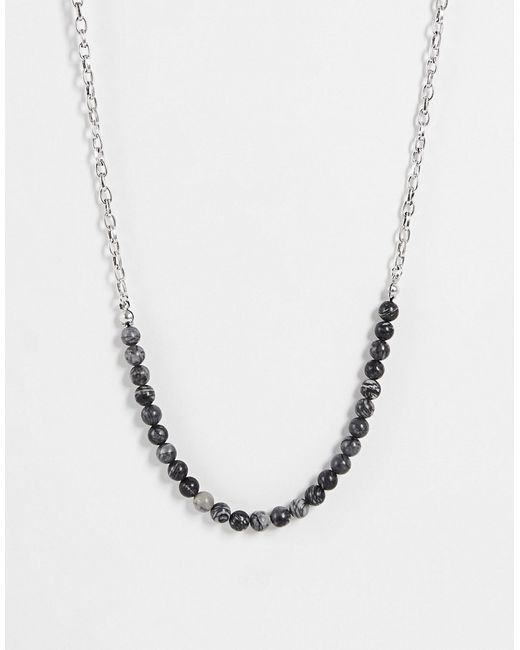 Bolongaro Trevor chain and bead necklace in