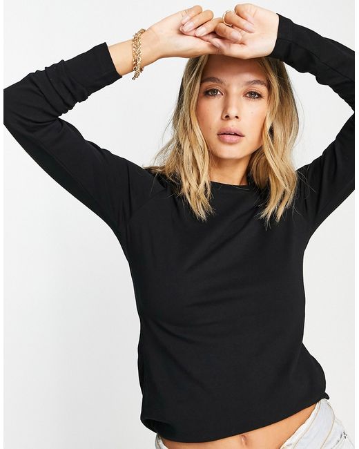 Asos Design ultimate slim fit T-shirt with long sleeves in cotton