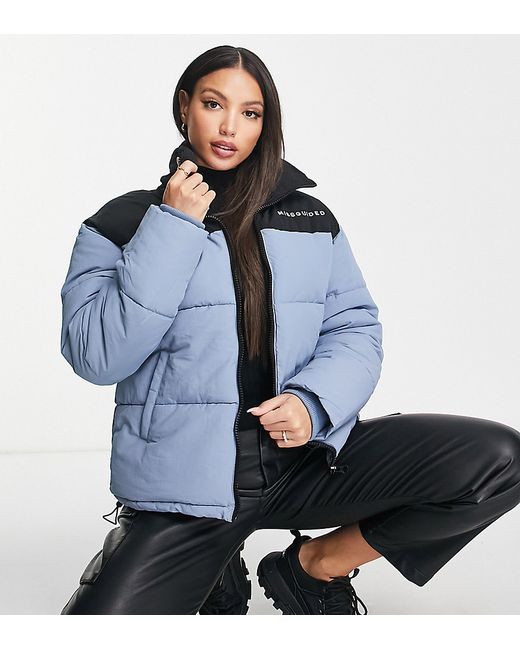 Missguided Tall block puffer jacket in