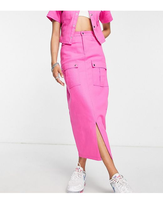 Collusion utility maxi skirt in