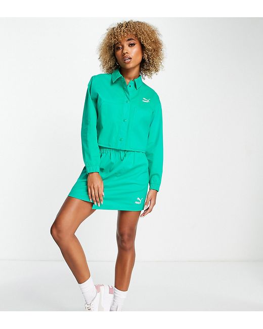 Puma acid bright button skirt in exclusive to