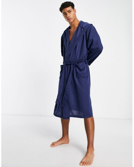 Brave Soul waffle robe in