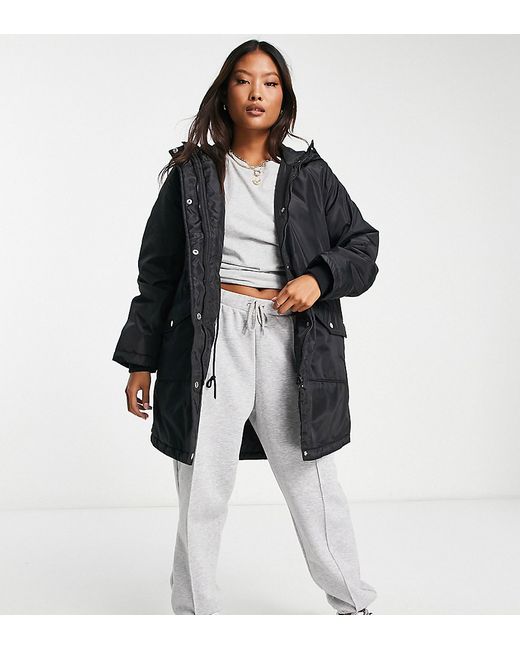 Pieces Petite padded parka in