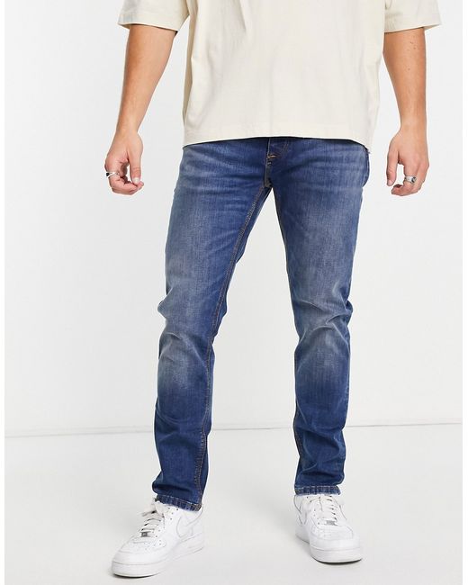 River Island slim jeans in mid