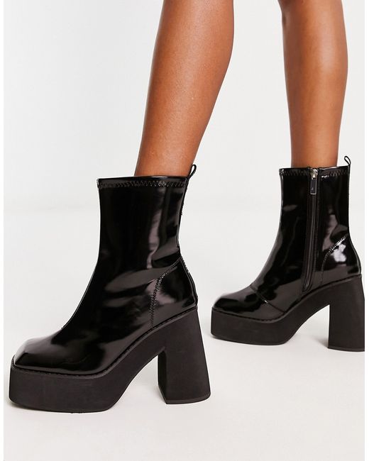 Shellys London Jupe heeled boot in