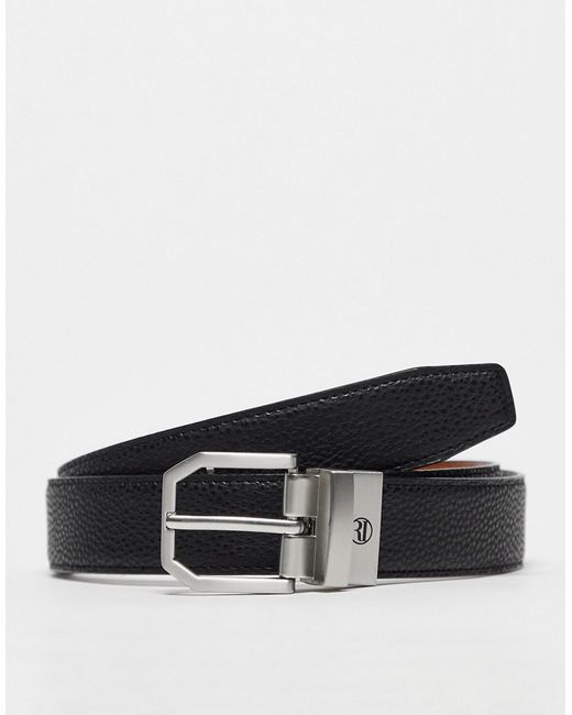 River Island angled buckle reversible belt in