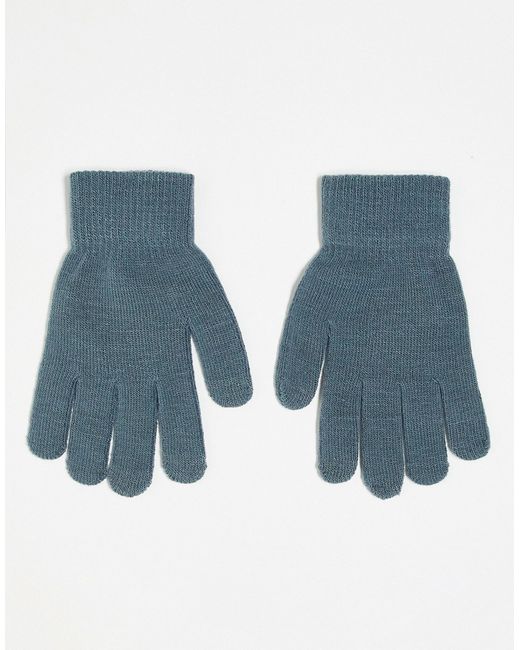 Svnx touch screen gloves in grey-