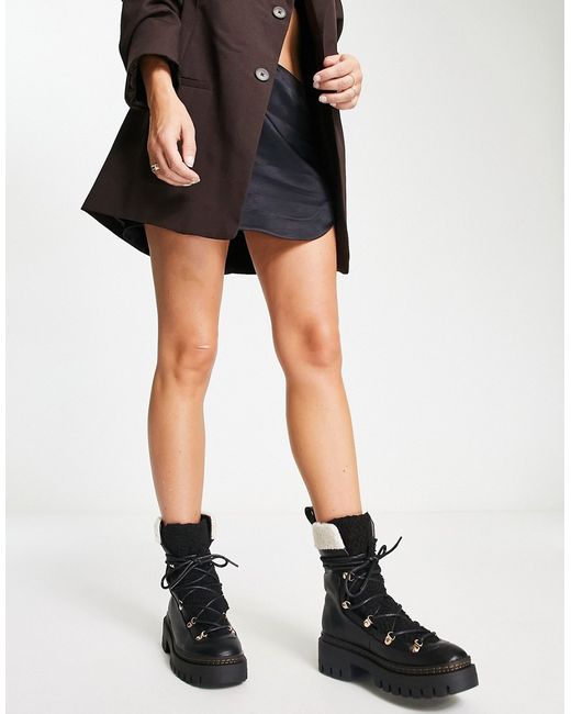 Missguided borg hiker boots in
