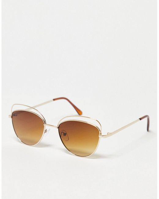 Madein. Madein. cut out metal frame cat eye sunglasses in