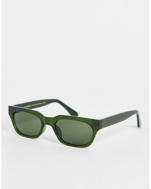 A.Kjaerbede Bror rectangle sunglasses in dark transparent