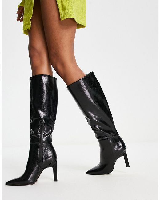 Public Desire Lisel mid heeled knee boots in