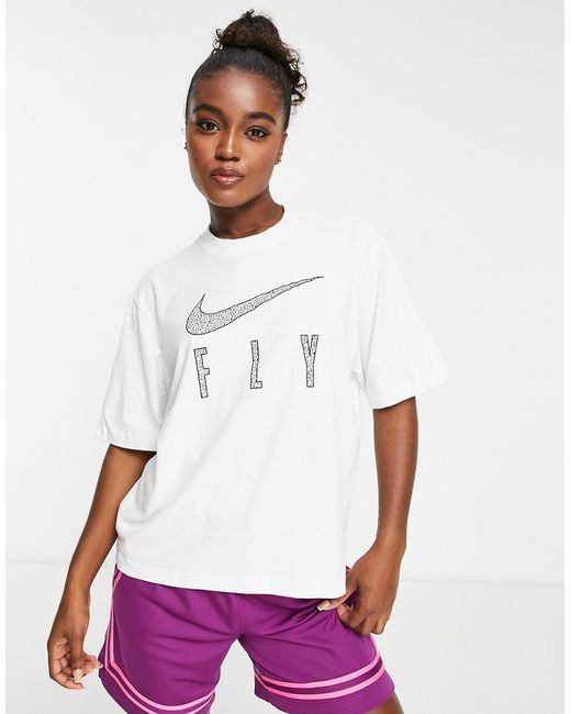 Nike Basketball Fly Swoosh boxy t-shirt in