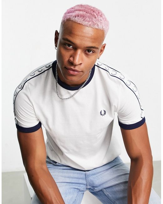Fred Perry taped ringer t-shirt in