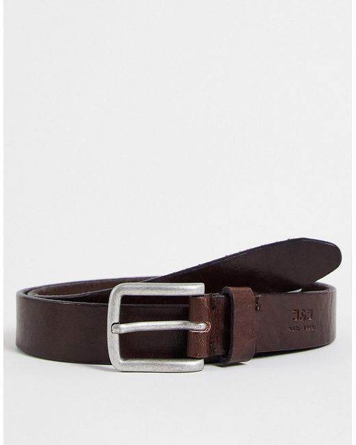 Jack & Jones leather belt in