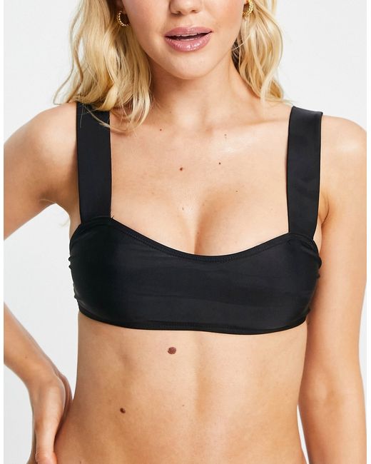 Brave Soul bikini top with wide straps in