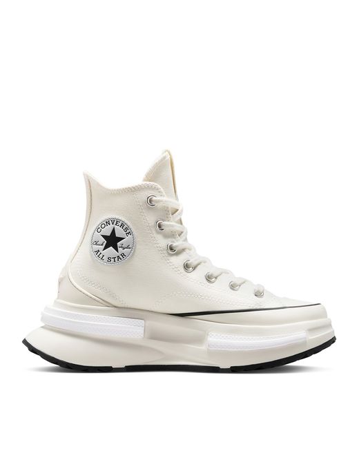 Converse Run Star Legacy CX Hi sneakers in egret-