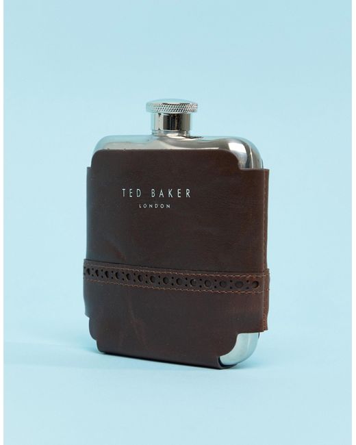 Ted Baker hip flask in brogue