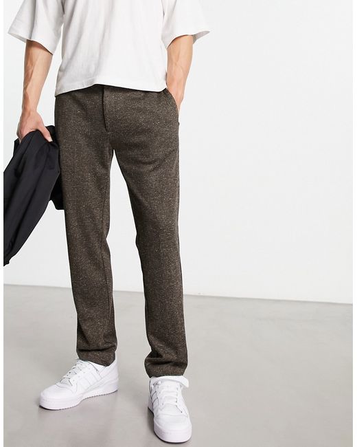 River Island heritage check pants in