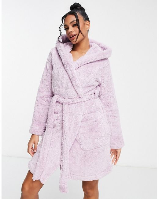 Ugg Aarti cozy robe in lilac frost-